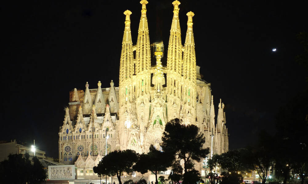 Sagrada Familia noću