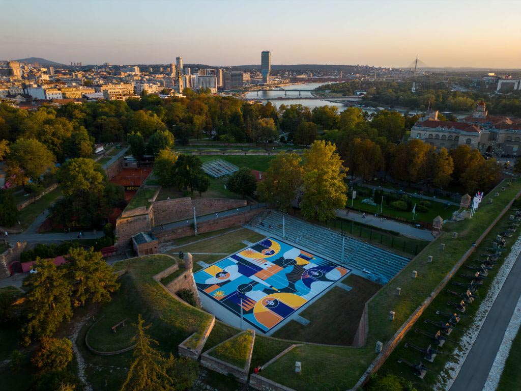 Teren KK Partizan na Kalemegdanu, Beograd / foto: Mapei