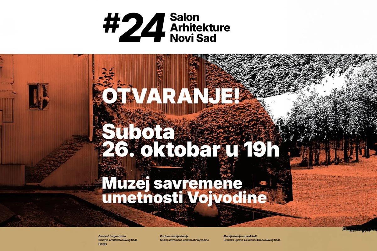 Poziv za svečano otvaranje 24. Salona arhitekture u Novom Sadu