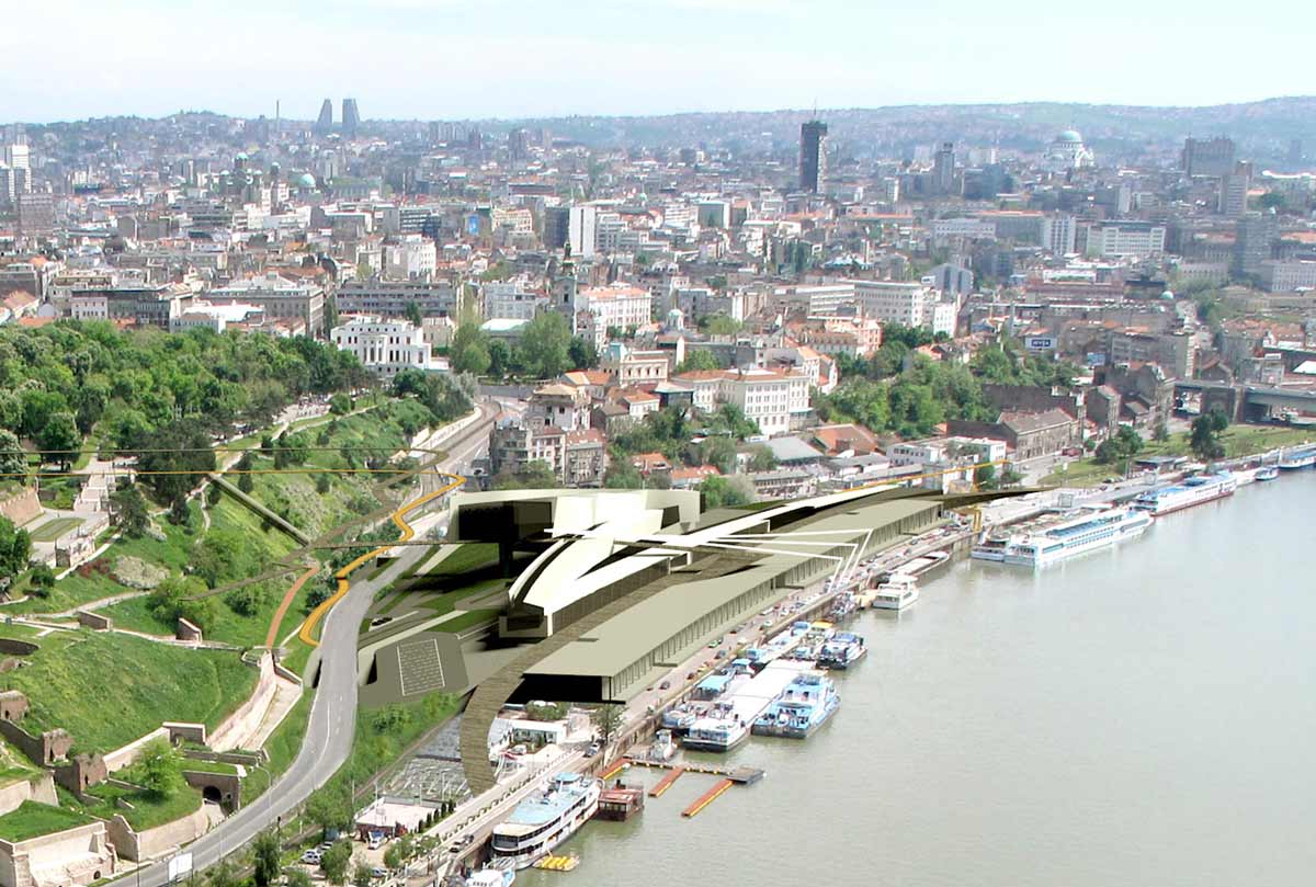 Konkurs za idejno rešenje Waterfront Centra Beton Hale, Beograd 2011. godina