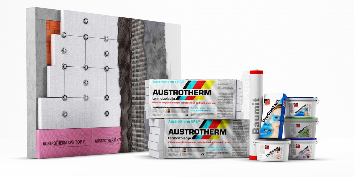 Fasadni termoizolacioni sistem Austrotherm & Baumit